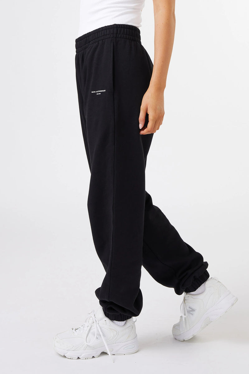 Black discount oversized sweatpants